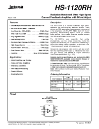 Datasheet HFA11XXEVAL manufacturer Intersil